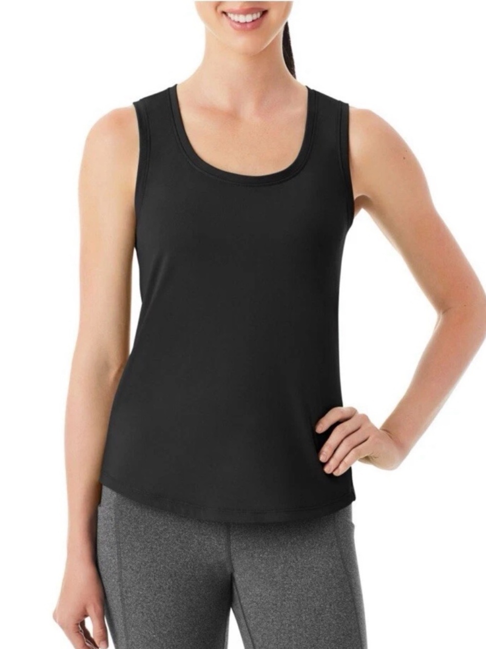 Member's Mark Ladies Moisture Wicking UPF 50+ Curved Hem 4-Way Stretch Tank